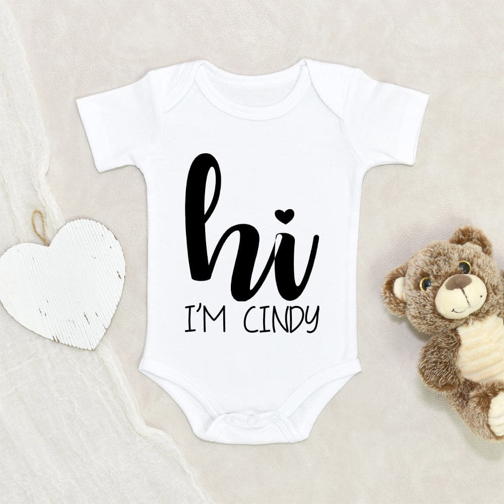 Personalized Hi Onesie - Coming Home Onesie - Hi Onesie - Baby Coming Home Onesie - Hi World Onesie