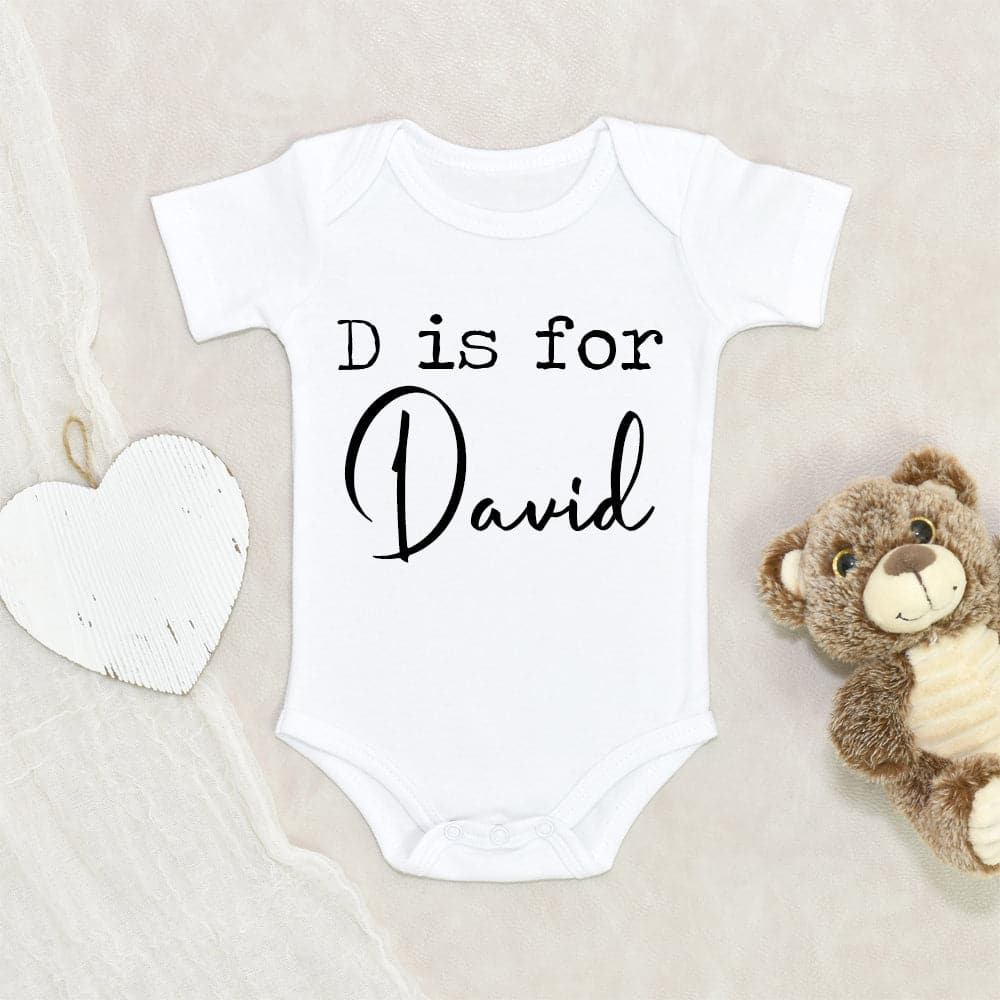 Boy Name Onesie - Unique Baby Boy Clothes - Personalized Baby Onesie - Boy Cute Custom Onesie