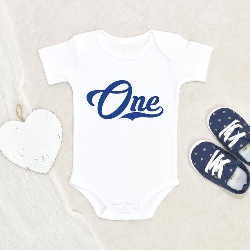 Baseball First Birthday Boy - First Birthday Onesie - Baseball 1st Birthday Onesie