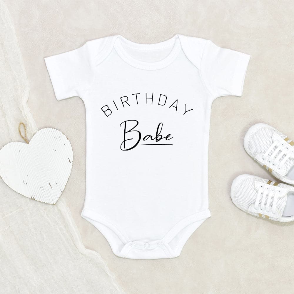 Birthday Girl Onesie - Birthday Babe Onesie - Modern Birthday Girl Onesie - Birthday Girl Clothes