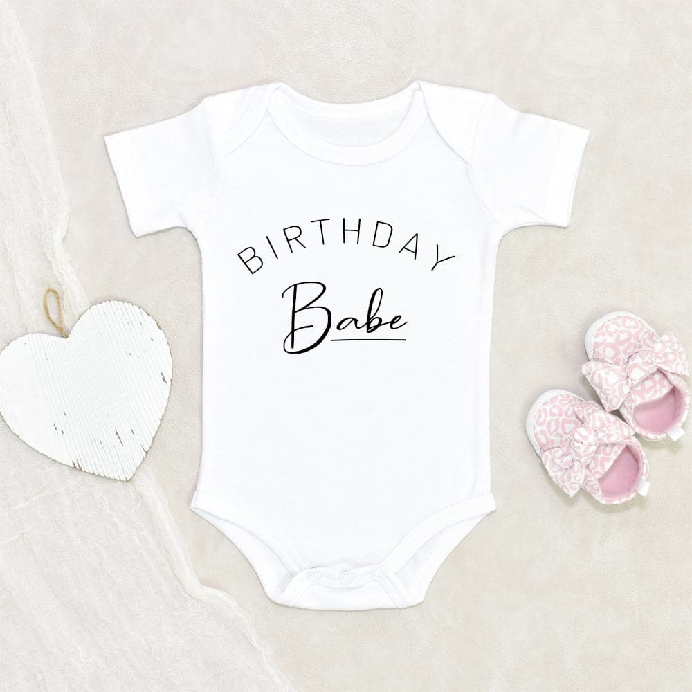 Birthday Girl Onesie - Birthday Babe Onesie - Modern Birthday Girl Onesie - Birthday Girl Clothes