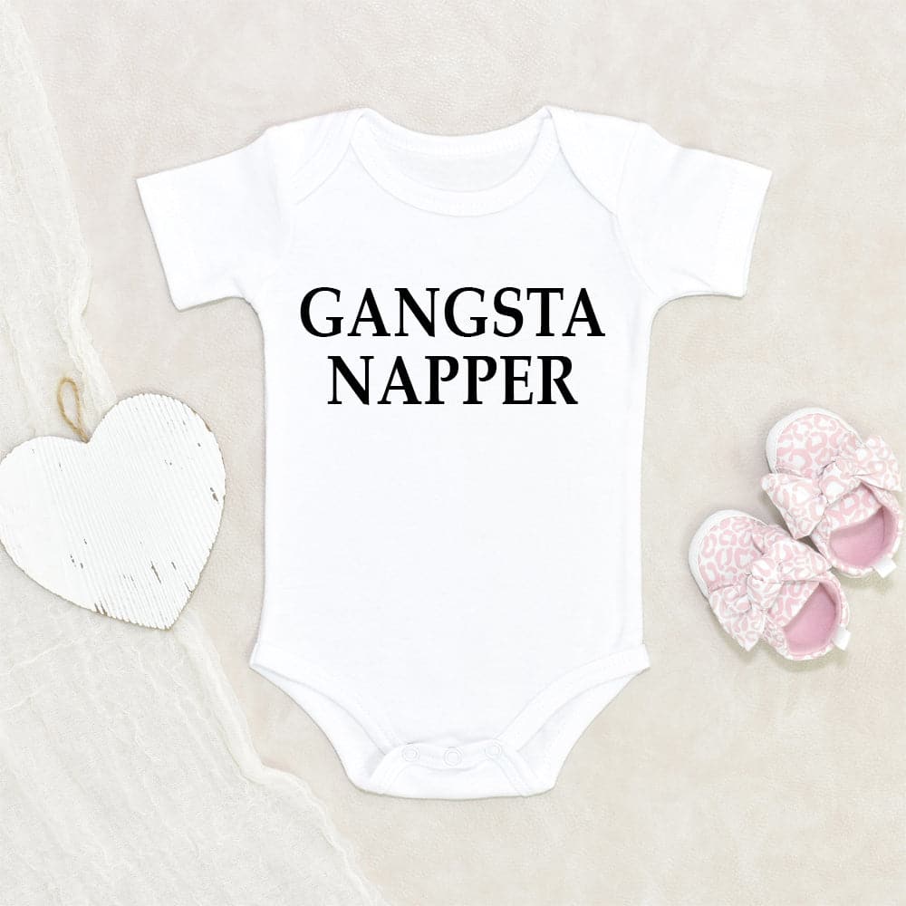 Gangsta Napper Baby Onesie - Gangsta Baby Onesie - Cute Baby Onesie