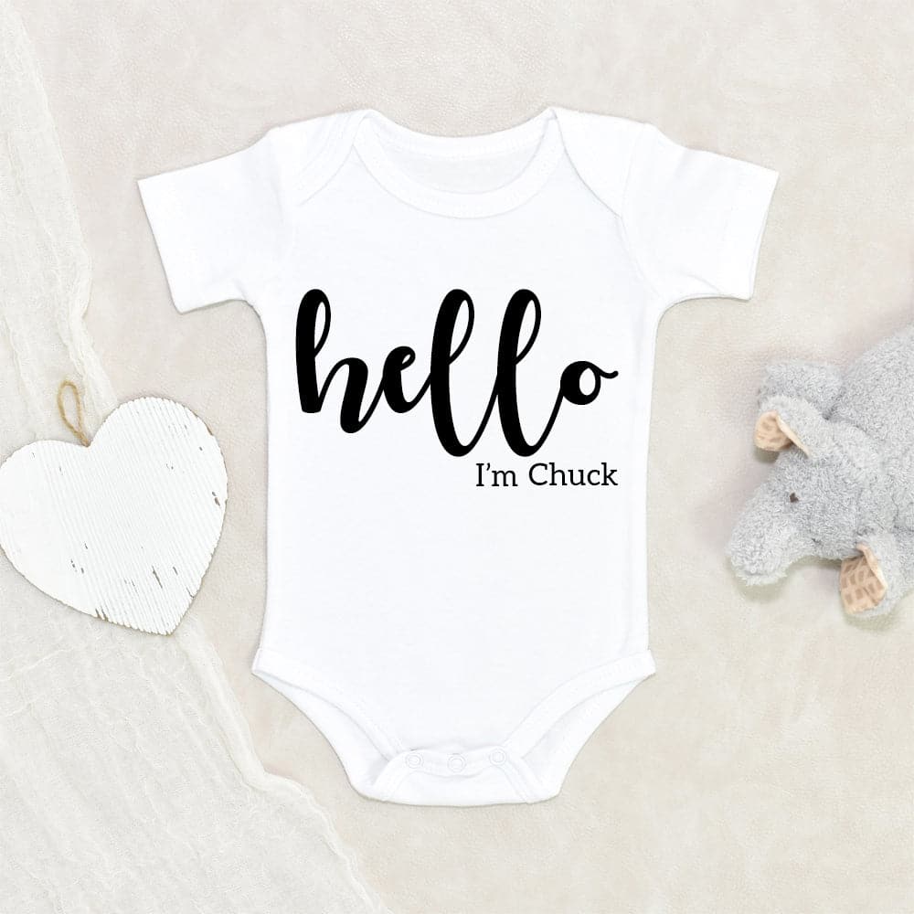 Personalized Hello Onesie - Coming Home Onesie - Baby Coming Home Onesie - Hello World Onesie - Personalized Baby Onesie
