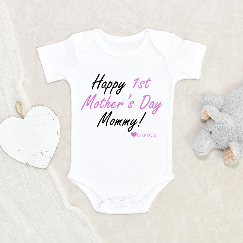 Personalized Baby Onesie - First Mother's Day Gift - New Mom Gift - Mothers Day Onesie