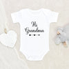 Cute Grandma Onesie - Pregnancy Announcement Baby Onesie - Hi Grandma Baby Onesie - Grandma Announcement Onesie - Cute Baby Clothes