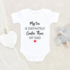Tia Baby Clothes - Funny Baby Onesie - My Tia Is Definitely Cooler Than My Dad Onesie - Cute Baby Onesie - Funny Baby Clothes