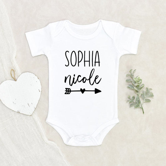 Pregnancy Announcement Custom Onesie - Custom Name Baby Onesie - Personalized Baby Name Onesie - Cute Baby Reveal Onesie - Cute Baby Clothes