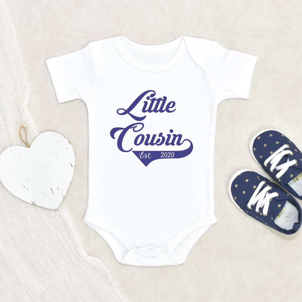 Little Cousin Unisex Onesie - Little Cousin Onesie - Little Cousin Clothes - Cute Cousin Baby Onesie - Personalized Pregnancy Announcement