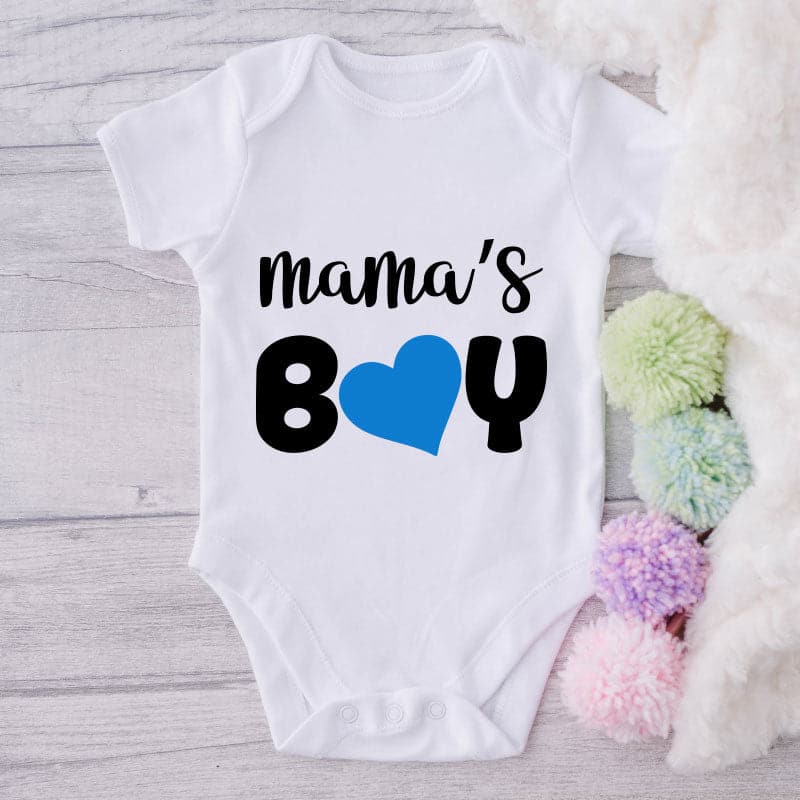 Mama's Boy-Onesie-Best Gift For Babies-Adorable Baby Clothes-Clothes For Baby-Best Gift For Papa-Best Gift For Mama-Cute Onesie