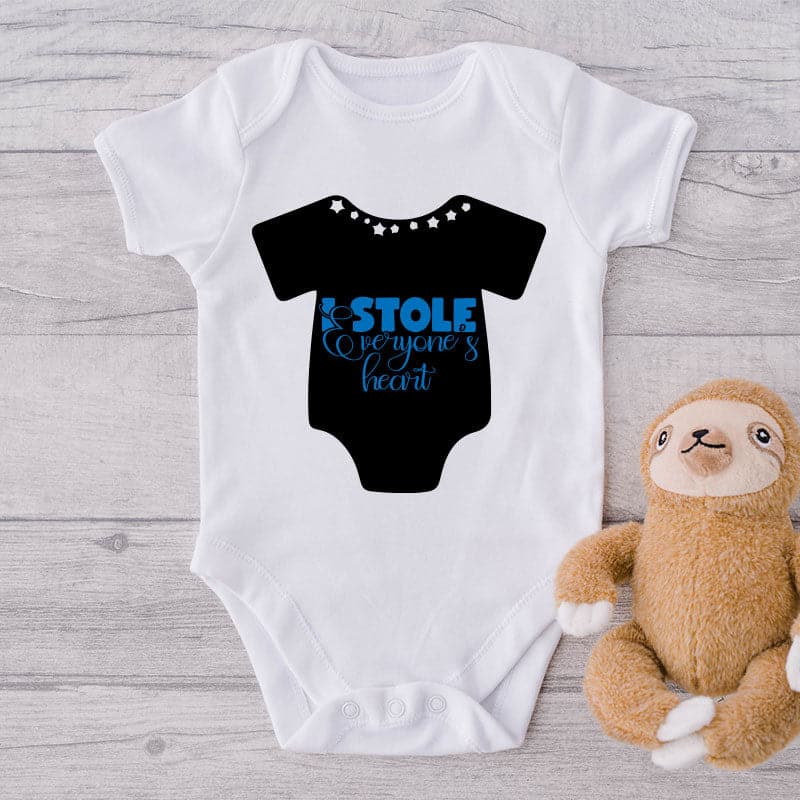 I Stole Everyone's Heart-Onesie-Best Gift For Babies-Adorable Baby Clothes-Clothes For Baby-Best Gift For Papa-Best Gift For Mama-Cute Onesie