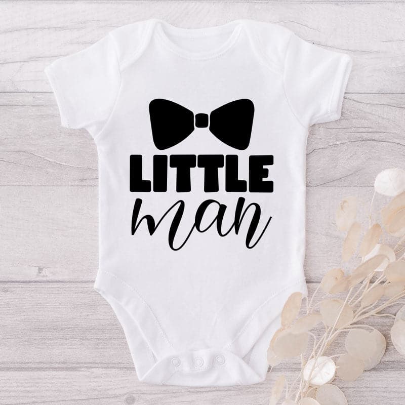 Little Man-Onesie-Best Gift For Babies-Adorable Baby Clothes-Clothes For Baby-Best Gift For Papa-Best Gift For Mama-Cute Onesie