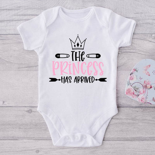 The Princess Has Arrived-Onesie-Best Gift For Babies-Adorable Baby Clothes-Clothes For Baby Girl-Best Gift For Papa-Best Gift For Mama-Cute Onesie