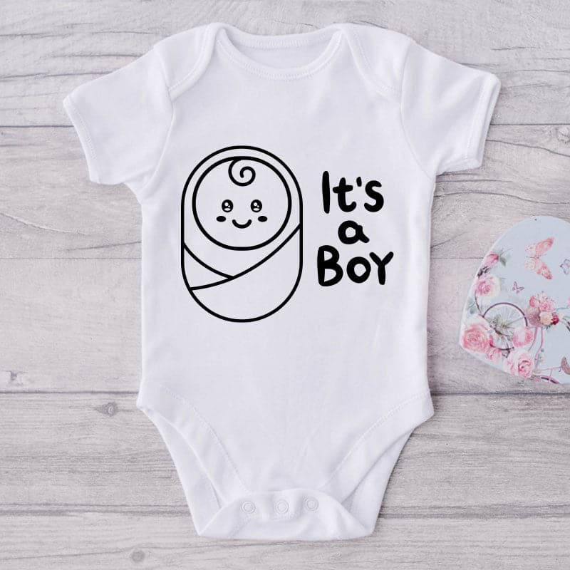 It's A Boy-Onesie-Best Gift For Babies-Adorable Baby Clothes-Clothes For Baby-Best Gift For Papa-Best Gift For Mama-Cute Onesie
