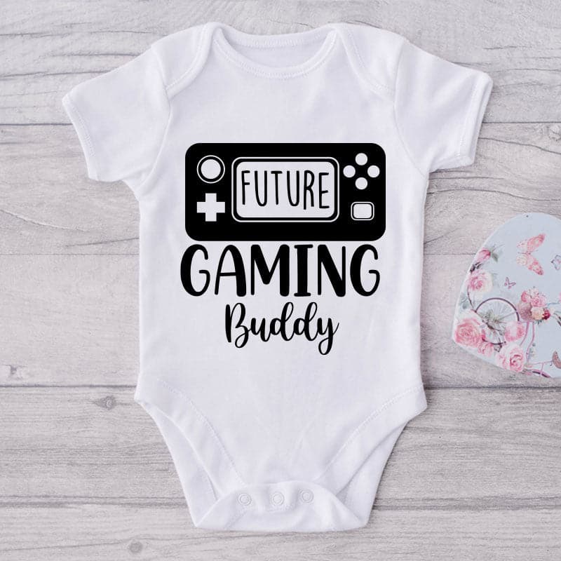 Future Gaming Buddy-Onesie-Best Gift For Babies-Adorable Baby Clothes-Clothes For Baby-Best Gift For Papa-Best Gift For Mama-Cute Onesie
