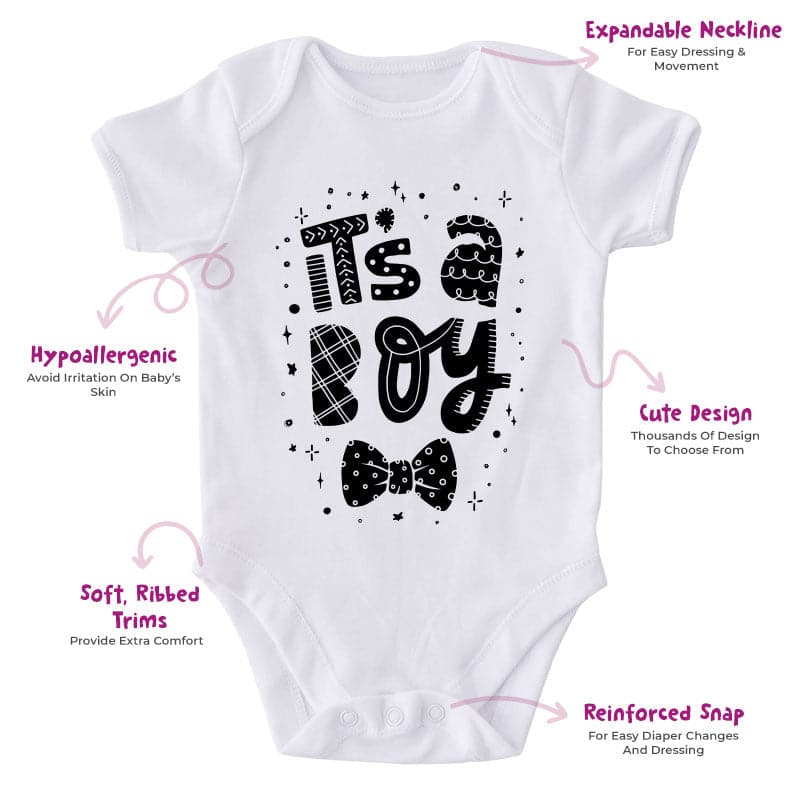 It's A Boy-Onesie-Best Gift For Babies-Adorable Baby Clothes-Clothes For Baby Boy-Best Gift For Papa-Best Gift For Mama-Cute Onesie
