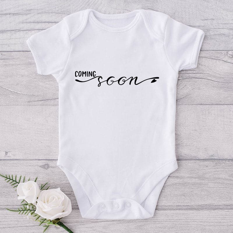 Coming Soon-Onesie-Best Gift For Babies-Adorable Baby Clothes-Clothes For Baby-Best Gift For Papa-Best Gift For Mama-Cute Onesie