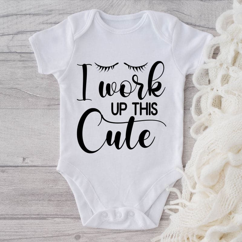 I Work Up This Cute-Funny Onesie-Best Gift For Babies-Adorable Baby Clothes-Clothes For Baby Girl-Best Gift For Papa-Best Gift For Mama-Cute Onesie