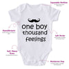 One Boy Thousand Feelings-Funny Onesie-Best Gift For Babies-Adorable Baby Clothes-Clothes For Baby-Best Gift For Papa-Best Gift For Mama-Cute Onesie