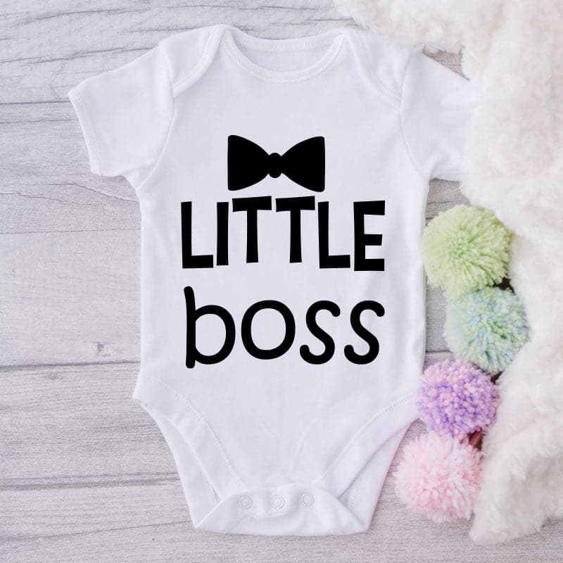 Little Boss-Onesie-Best Gift For Babies-Adorable Baby Clothes-Clothes For Baby-Best Gift For Papa-Best Gift For Mama-Cute Onesie
