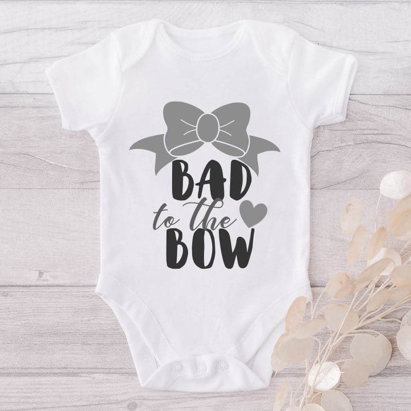 Bad Bow-Onesie-Adorable Baby Clothes-Clothes For Baby-Best Gift For Papa-Best Gift For Mama-Cute Onesie