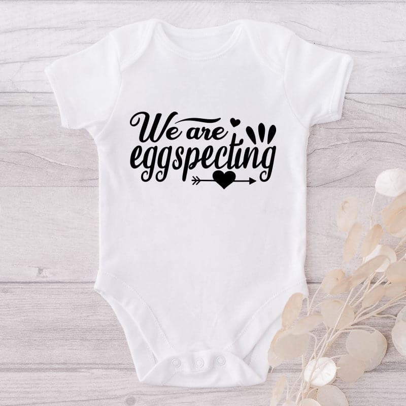 We Are Eggspecting-Funny Onesie-Adorable Baby Clothes-Clothes For Baby-Best Gift For Papa-Best Gift For Mama-Cute Onesie
