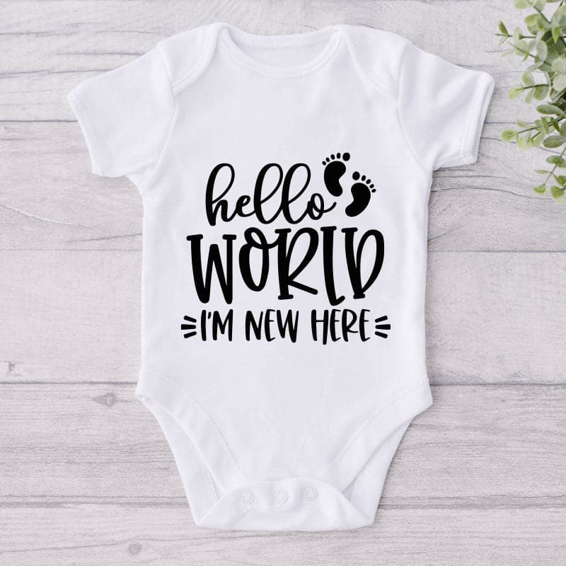 Hello World I'm New Here-Onesie-Best Gift For Babies-Adorable Baby