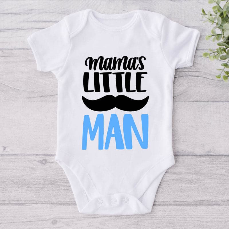 Mama's Little Man-Onesie-Best Gift For Babies-Adorable Baby Clothes-Clothes For Baby-Best Gift For Papa-Best Gift For Mama-Cute Onesie