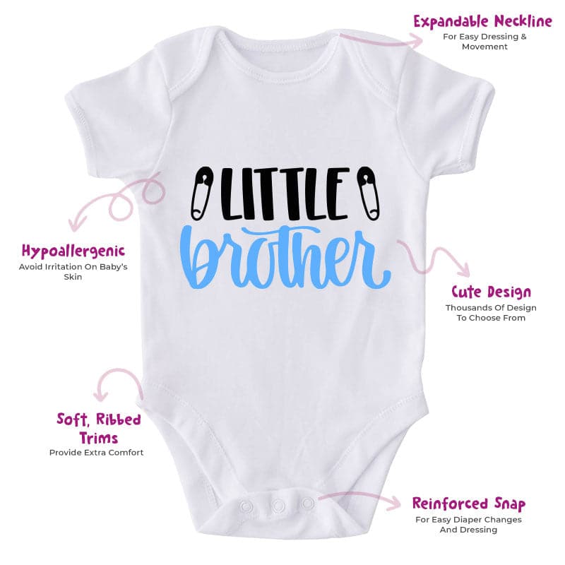 Little Brother-Onesie-Best Gift For Babies-Adorable Baby Clothes-Clothes For Baby-Best Gift For Papa-Best Gift For Mama-Cute Onesie