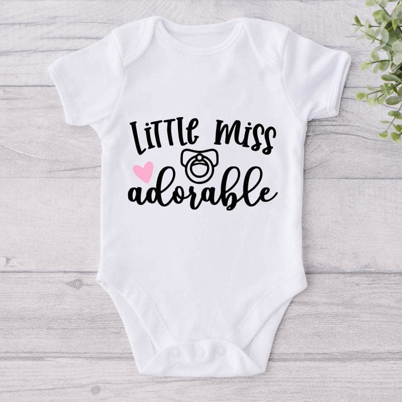 Little Miss Adorable-Onesie-Best Gift For Babies-Adorable Baby Clothes-Clothes For Baby-Best Gift For Papa-Best Gift For Mama-Cute Onesie