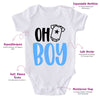 Oh Boy-Onesie-Best Gift For Babies-Adorable Baby Clothes-Clothes For Baby-Best Gift For Papa-Best Gift For Mama-Cute Onesie