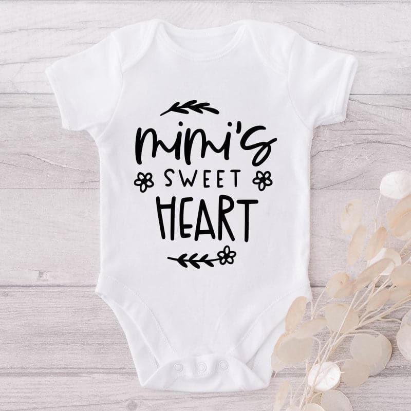 Mimi's Sweet Heart-Onesie-Best Gift For Babies-Adorable Baby Clothes-Clothes For Baby-Best Gift For Papa-Best Gift For Mama-Cute Onesie