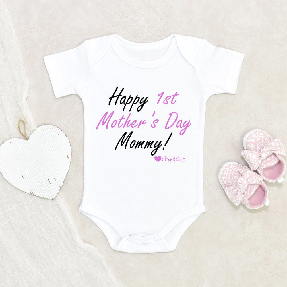 Personalized Baby Onesie - First Mother's Day Gift - New Mom Gift - Mothers Day Onesie