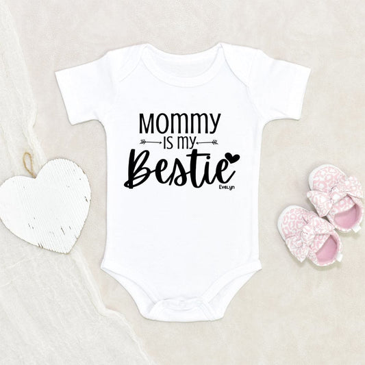 Personalized Girl Onesie - Mommy's Girl Onesie - Mommy Baby Onesie - Funny Girl Onesie - Baby Girl Clothes - Baby Shower Gift