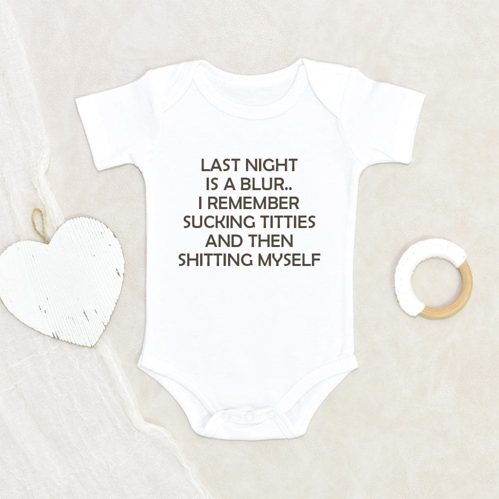 Funny Baby Onesie Unique Baby Onesie Last Night Is A Blur Baby Onesie Baby Shower Gift Funny Baby Clothes