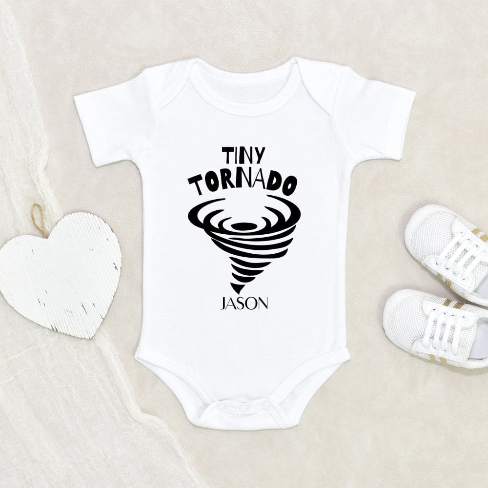 Personalized Baby Onesie - Custom Baby Onesie - Tiny Tornado Onesie - Custom Baby Clothes - Gift For Baby - Custom Baby Onesie - Baby Shower Gift