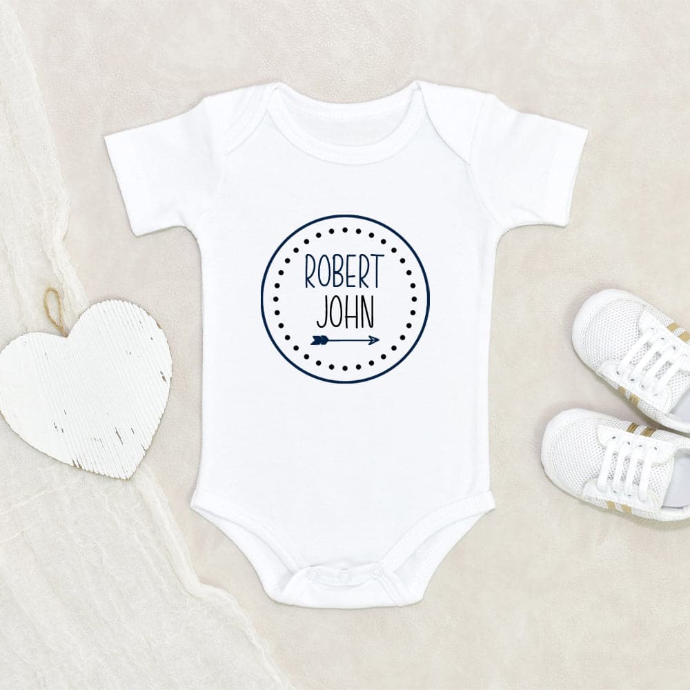 Personalized Baby Name Onesie - Custom Baby Boy Clothes - Personalized Baby Boy Name Onesie - Cute Baby Onesie - Custom Name Onesie