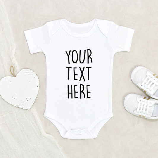 Personalized Baby Clothes Custom Baby Onesie Your Text Here Baby Onesie New Baby Gift Custom Text Baby Onesie