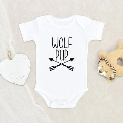 Adventurer Onesie - Newest Pack Member Onesie - Wolf Pup Tribal Baby Onesie - Wolf Baby Clothes - Cute Wolf Baby Onesie