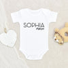 Personalized Name Baby Onesie - Custom Name Baby Onesie - Custom First Name Onesie - Personalized Baby Clothes - Name Baby Onesie