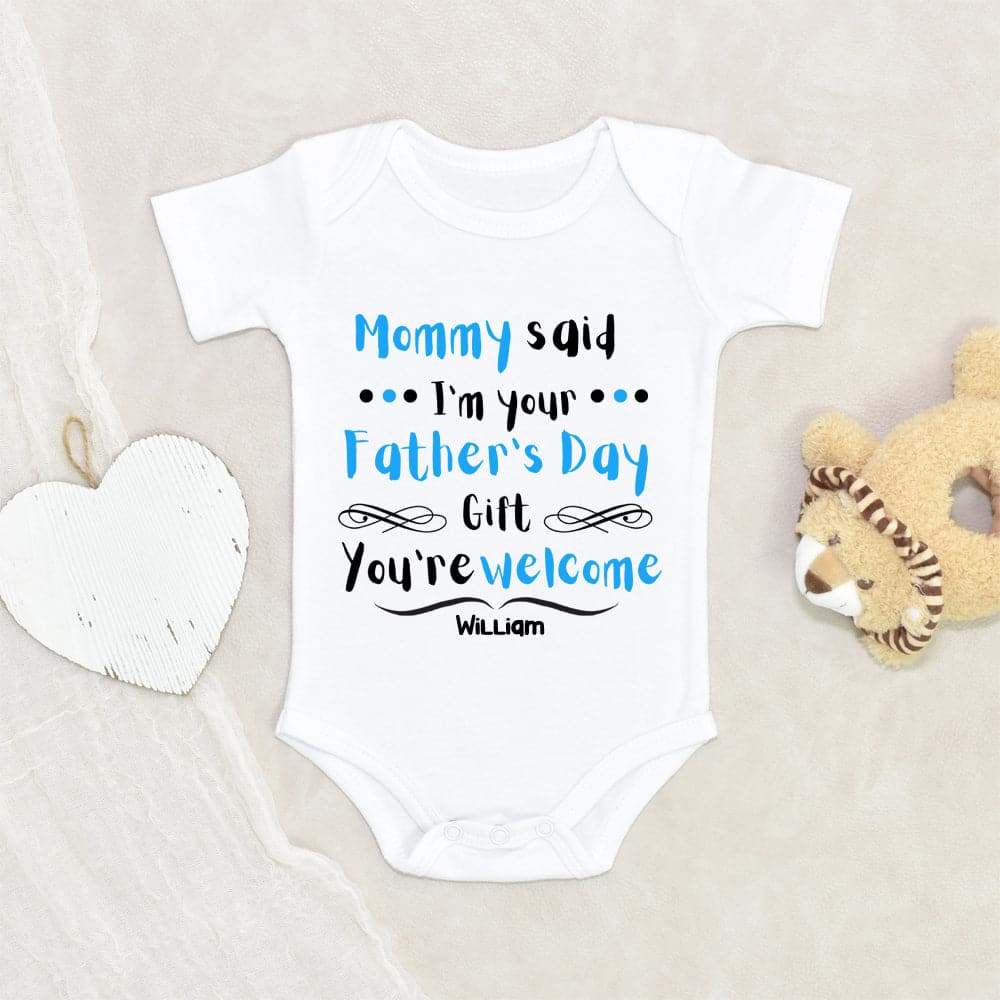 Baby Father's Day Onesie - First Father's Day Onesie - Father's Day Onesie - Father's Day Gift - Baby Boy Onesie - Funny Father's Day Onesie