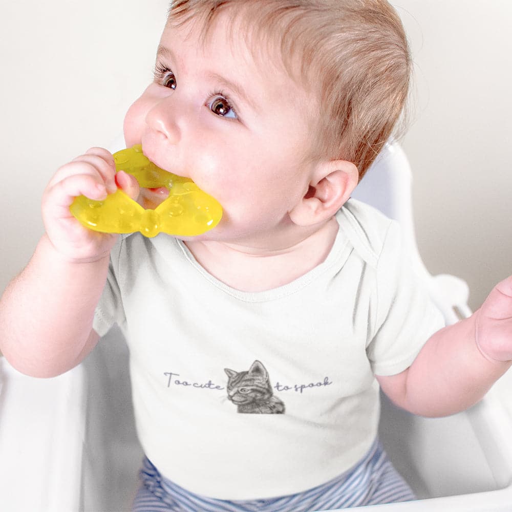 Halloween Baby Onesie - Too Cute To Spook Baby Onesie - Cat Baby Clothes - Cute Fall Onesie