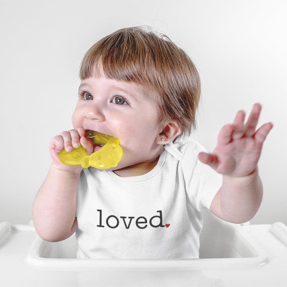 I Am Loved Baby Onesie - Loved Baby Onesie - Cute Valentines Day Baby Clothes