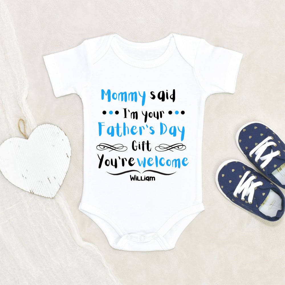 Baby Father's Day Onesie - First Father's Day Onesie - Father's Day Onesie - Father's Day Gift - Baby Boy Onesie - Funny Father's Day Onesie