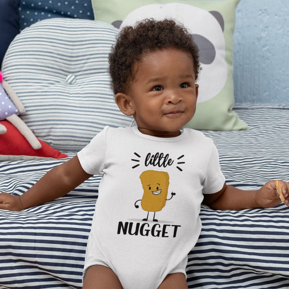 Funny Chicken Nugget Onesie - Little Nugget Clothes - Cute Little Nugget Baby Onesie