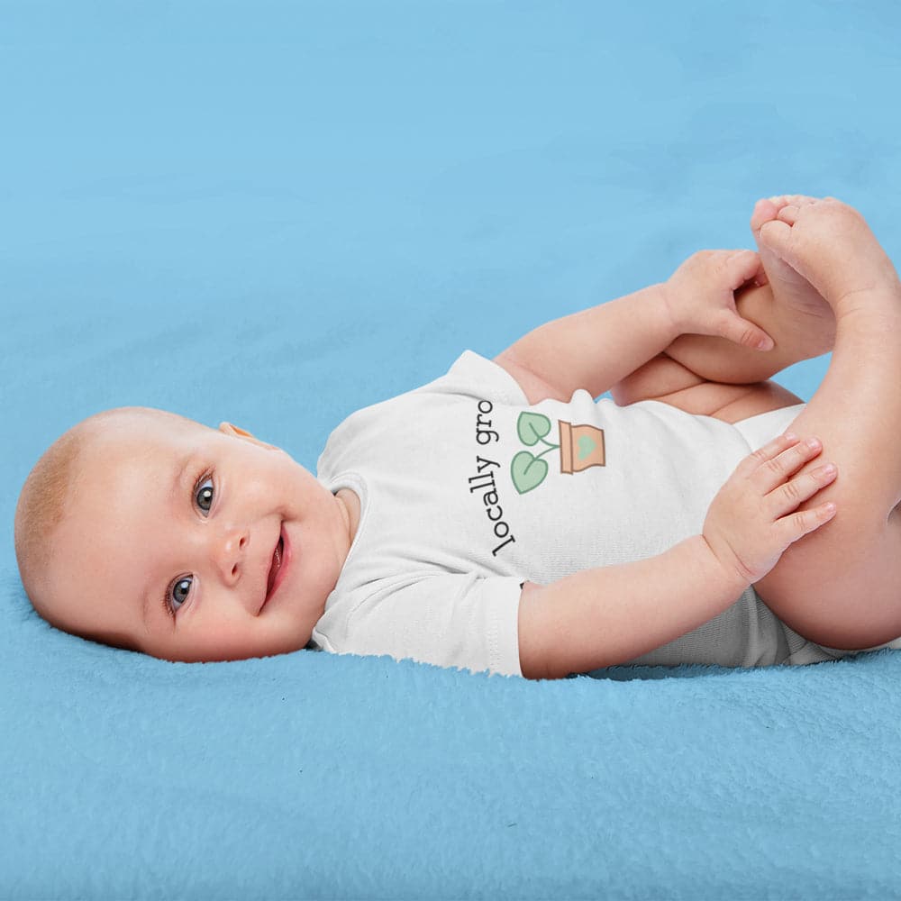 Plant Baby Onesie - Vegan Baby Clothes - Locally Grown Onesie - Cute Baby Clothes