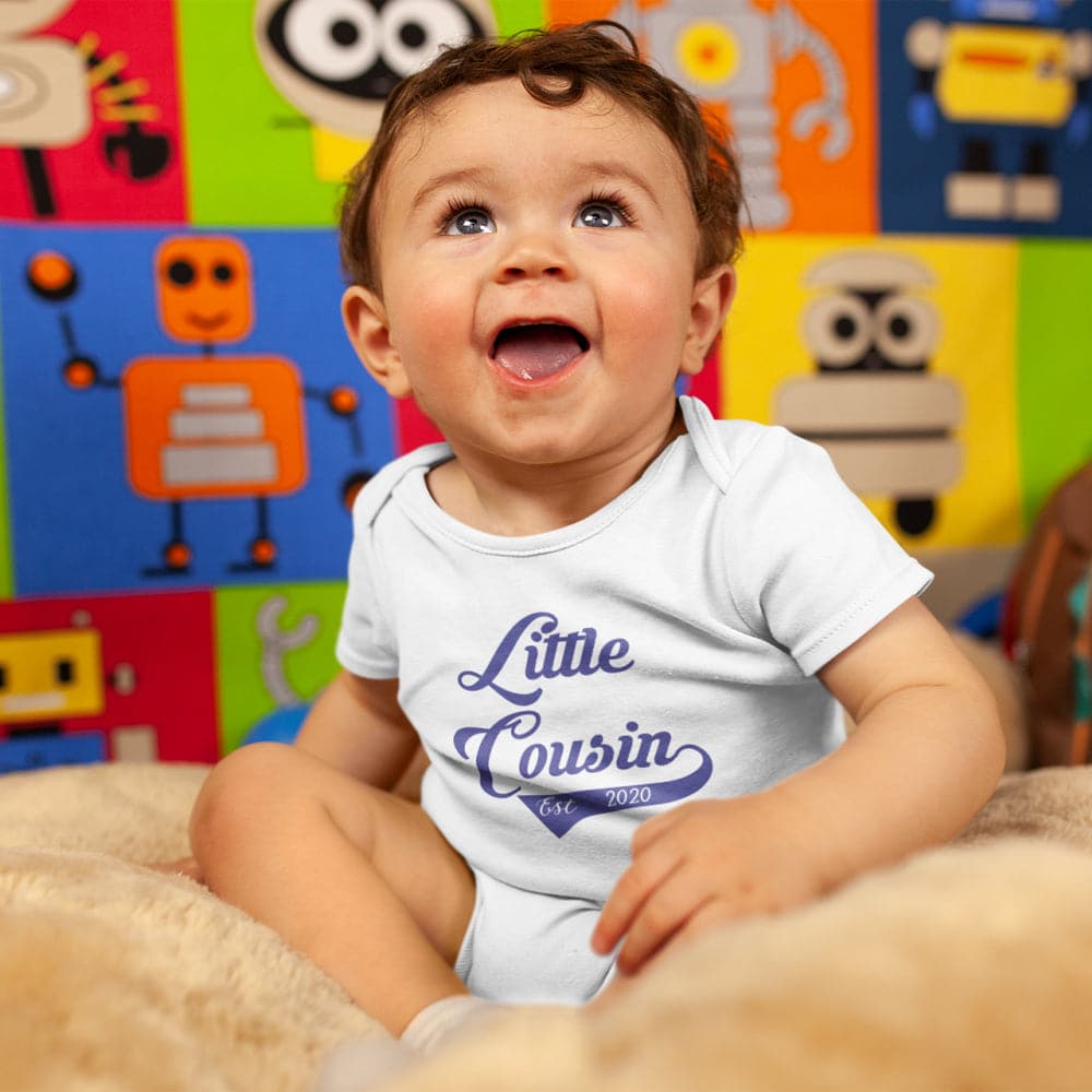 Little Cousin Unisex Onesie - Little Cousin Onesie - Little Cousin Clothes - Cute Cousin Baby Onesie - Personalized Pregnancy Announcement