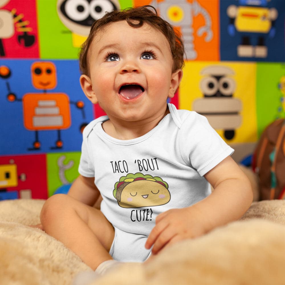 Cute Taco Onesie - Taco 'Bout Cute Baby Onesie - Mexican Baby Clothes