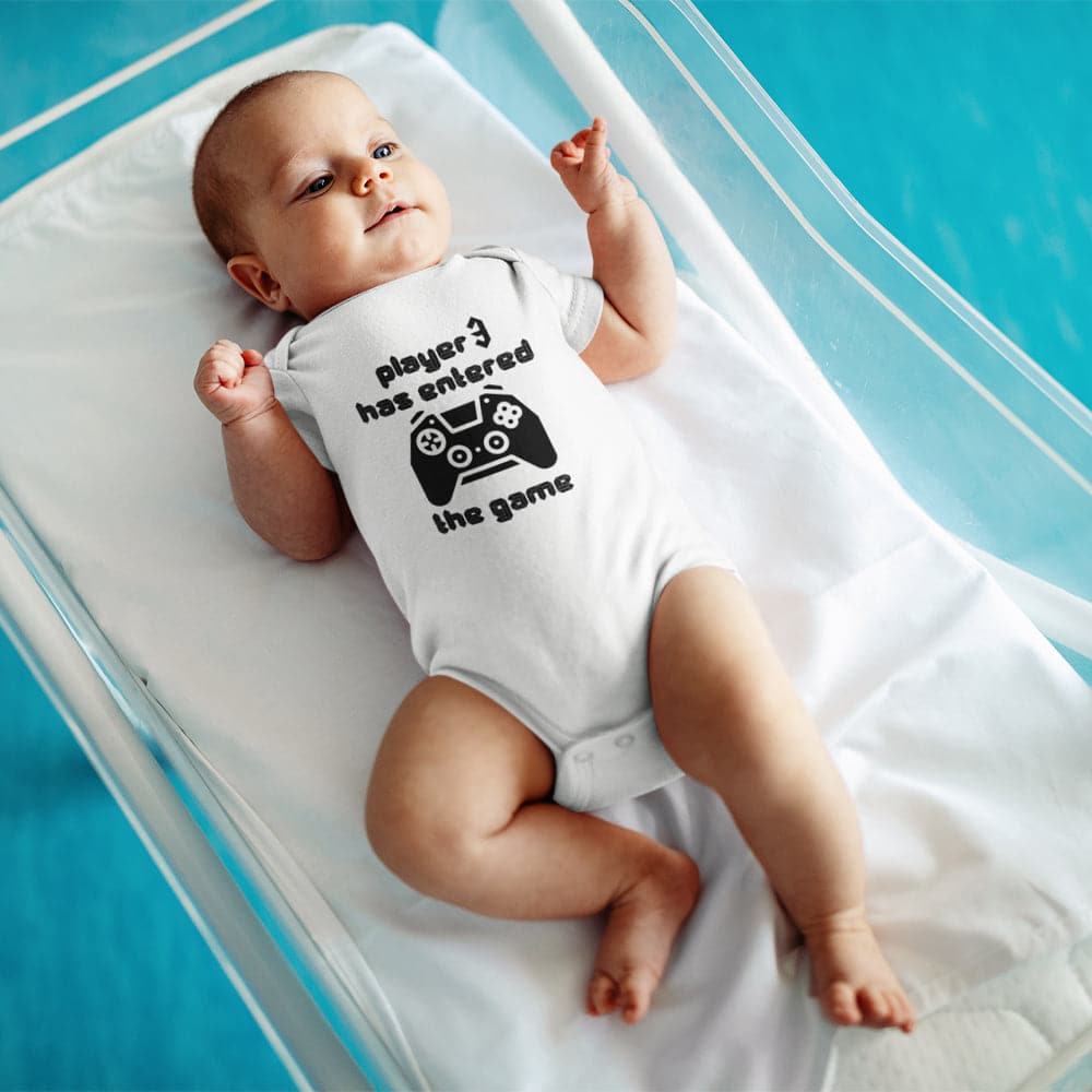 Gamer Dad Onesie - Personalized Boy Onesie - Player 3 Onesie - Pregnancy Announcement Onesie - Birth Announcement Onesie - Newborn Baby Clothes - Baby Shower Gift