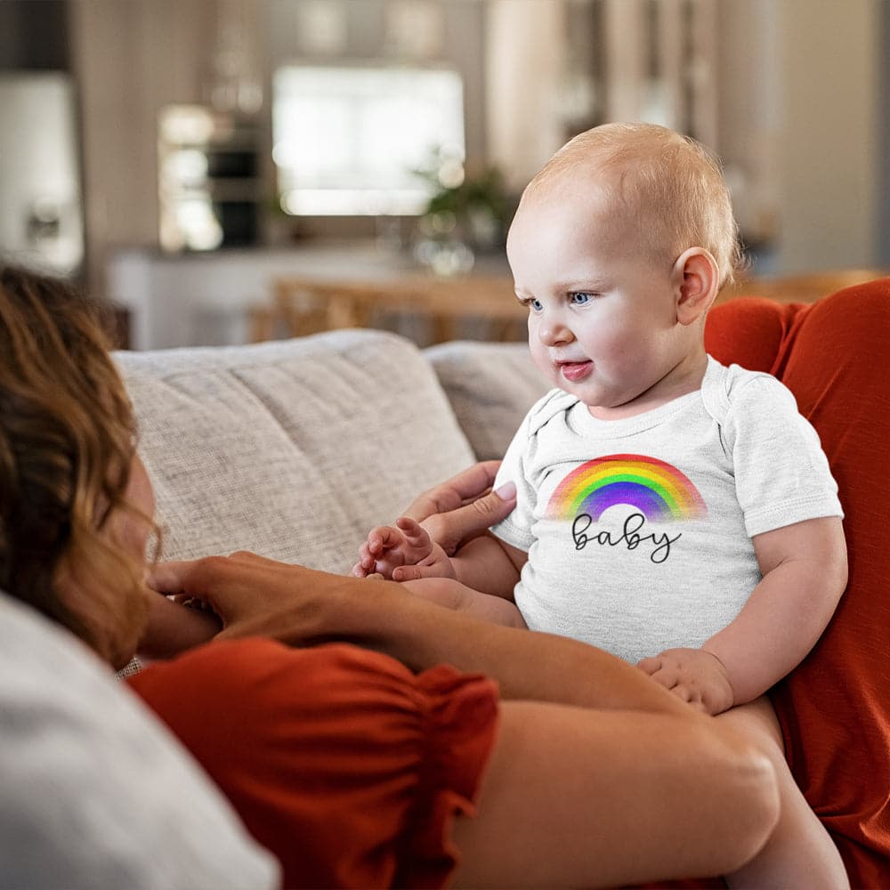 Rainbow Baby Boy Clothes - Rainbow Baby Onesie - Blue Rainbow Baby Clothes - Cute Rainbow Baby Boy Gift
