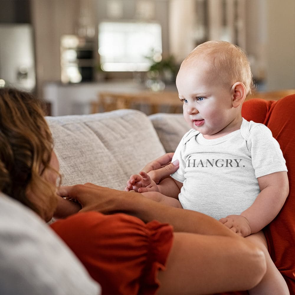 Cute Baby Clothes - Hangry Baby Onesie - Funny Baby Clothes